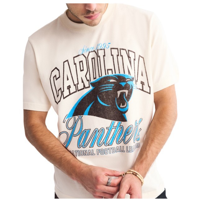 NFL by Abercrombie & Fitch Carolina Panthers Vintage-Inspired Graphic Shirt