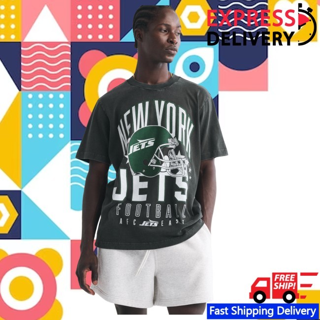 NFL by Abercrombie & Fitch New York Jets Vintage-Inspired Graphic Shirt