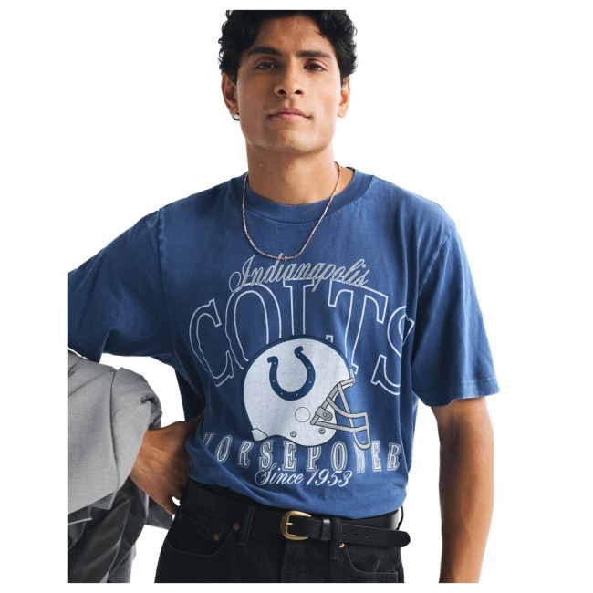 NFL by Abercrombie & Fitch Indianapolis Colts Vintage-Inspired Graphic Shirt