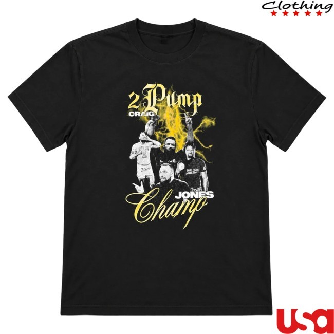 B-Team Jiu Jitsu Merch Limited Edition "2 Pump Champ" Craig Jones Shirt