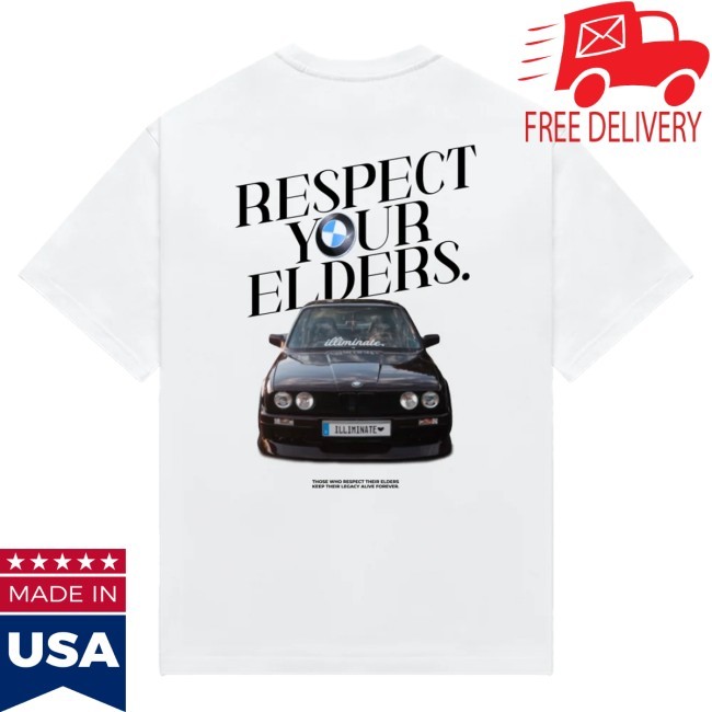Illiminate Merch Respect Your Elders White Shirt