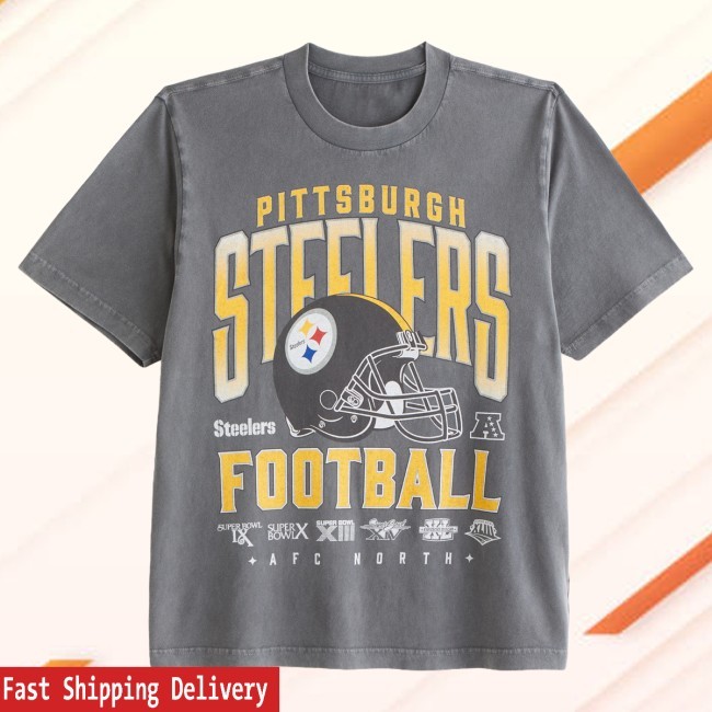 NFL by Abercrombie & Fitch Pittsburgh Steelers Vintage-Inspired Graphic Shirt